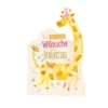 Geburtstagskarte Giraffe