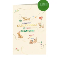 Geburtstagskarte Hunde