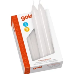 Geburtstagskerzen Set weiß
