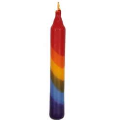 Geburtstagskerze Regenbogen