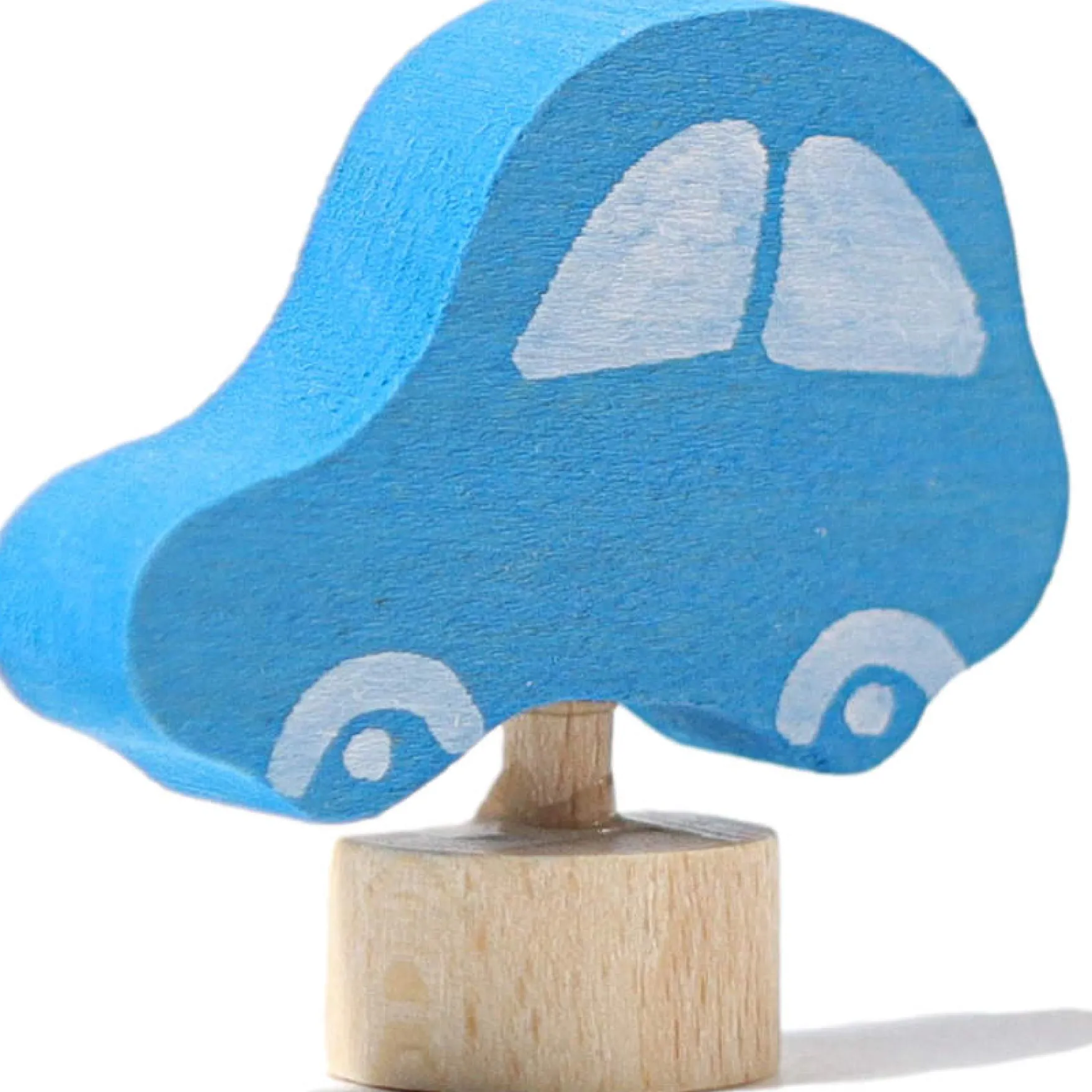 Geburtstagsstecker Auto Blau