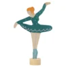 Geburtstagsstecker Ballerina hellblau