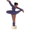 Geburtstagsstecker Ballerina flieder