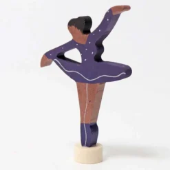 Geburtstagsstecker Ballerina flieder