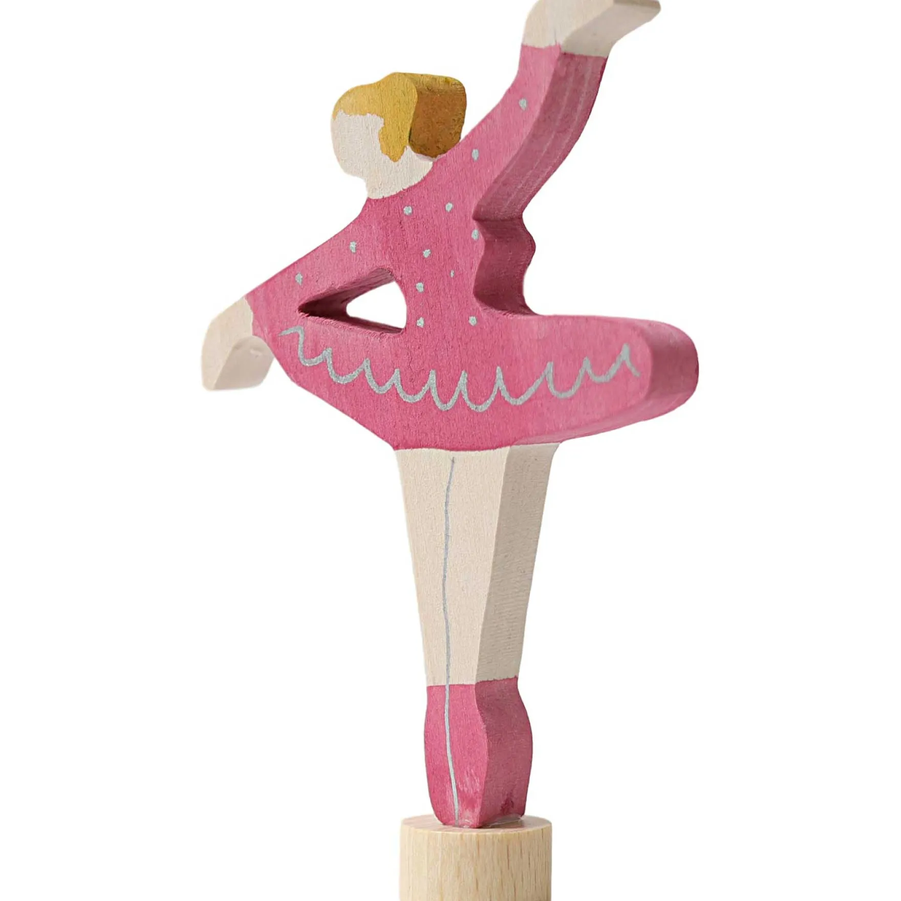 Geburtstagsstecker Ballerina rosa