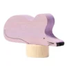 Geburtstagsstecker grau-lila Maus