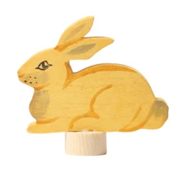 Geburtstagsstecker Hase sitzend