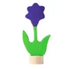 Geburtstagsstecker lila Blume
