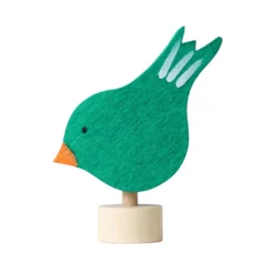 Geburtstagsstecker pickender Vogel