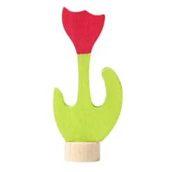 Geburtstagsstecker rote Tulpe
