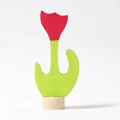 Geburtstagsstecker rote Tulpe