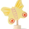 Geburtstagsstecker Schmetterling Gelb