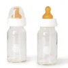 Glas-Babyflaschen Set 120ml Schmalhals