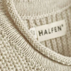 Grobstrick-Pullover natur 74/80