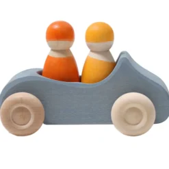 Großes Cabrio Blau