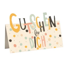 Grußkarte Gutschein "Für Dich"