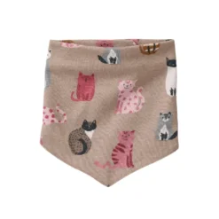 Halstuch "Katze" taupe