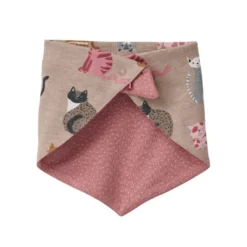 Halstuch "Katze" taupe