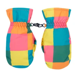 Handschuhe/Fäustlinge kariert bunt 92-104