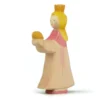 Holzfigur Prinzessin für Froschkönig