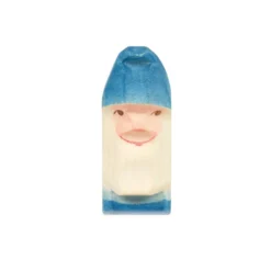 Holzfigur Zwerg blau