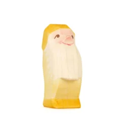 Holzfigur Zwerg gelb