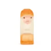 Holzfigur Zwerg orange