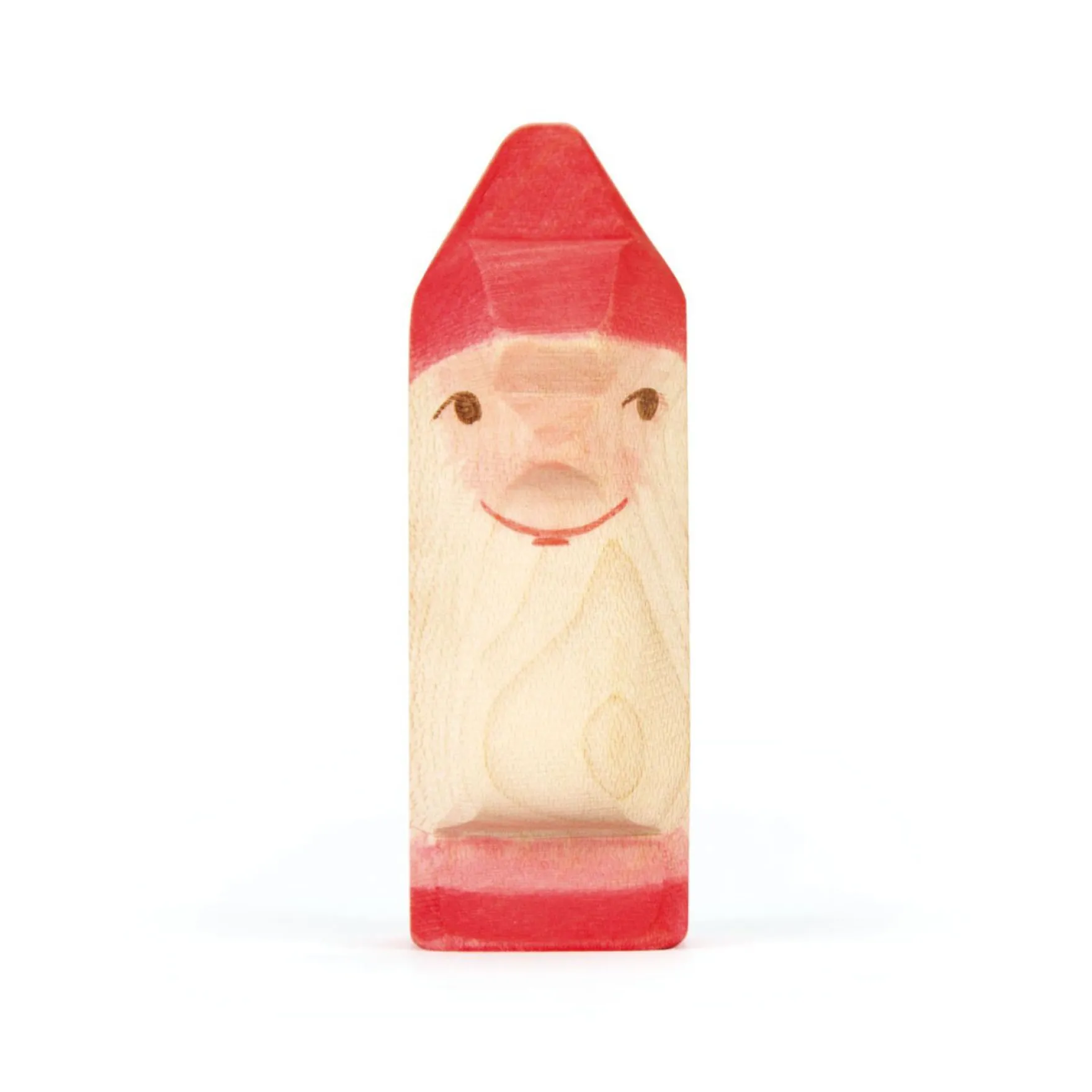 Holzfigur Zwerg rot