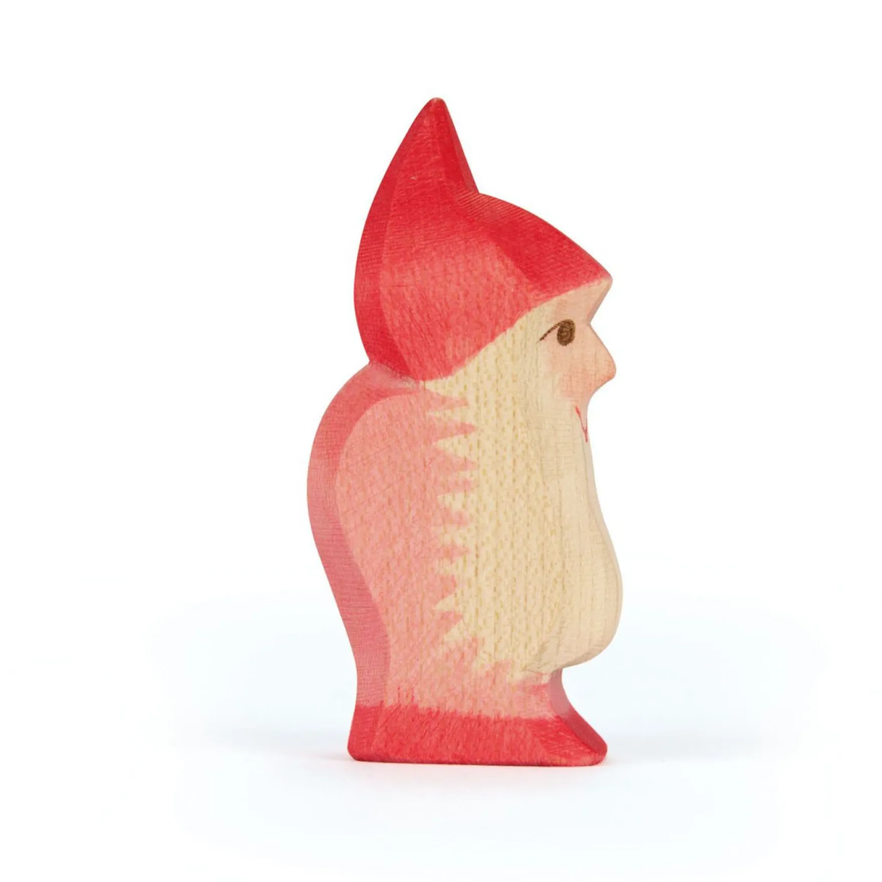 Holzfigur Zwerg rot