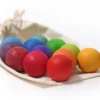 Holzkugeln Regenbogen klein