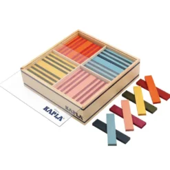Holzplättchen 100er Kasten bunt