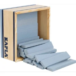 Holzplättchen 40er Kasten grau