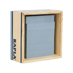 Holzplättchen 40er Kasten grau