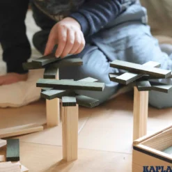 Holzplättchen 40er Kasten grün