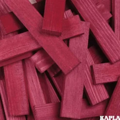 Holzplättchen 40er Kasten lila