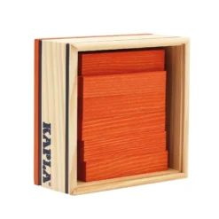 Holzplättchen 40er Kasten orange