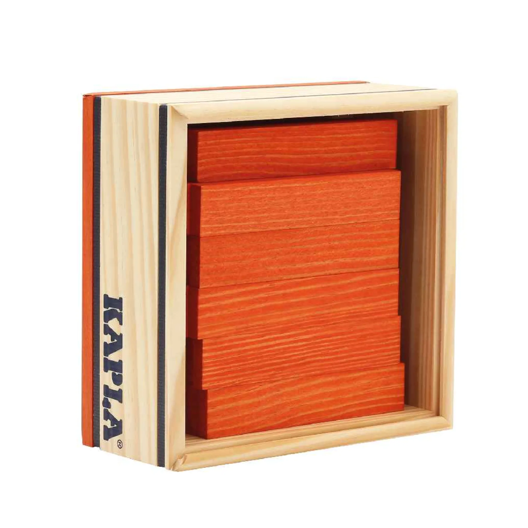 Holzplättchen 40er Kasten orange