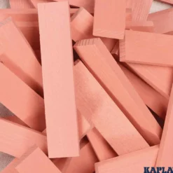 Holzplättchen 40er Kasten rosa
