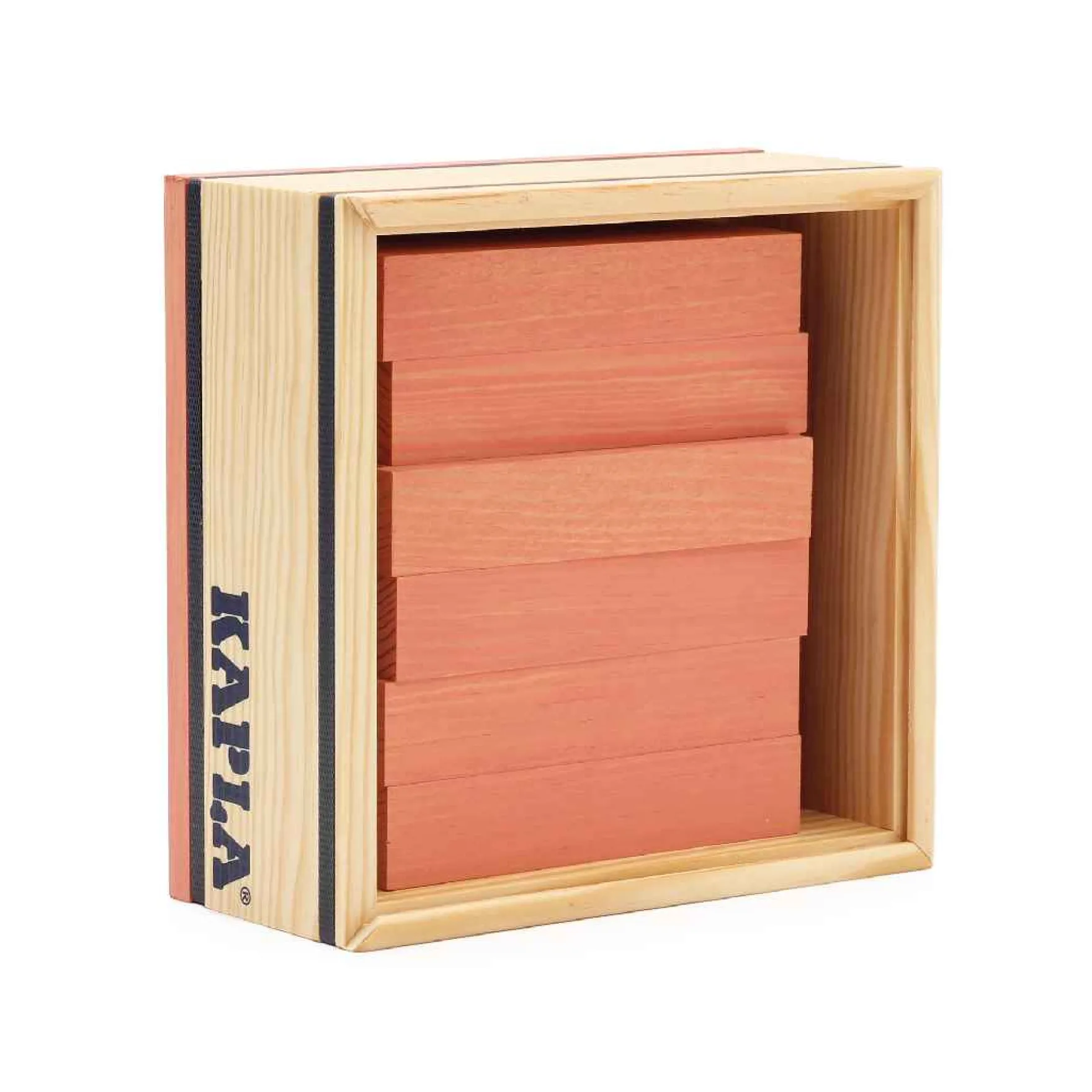 Holzplättchen 40er Kasten rosa