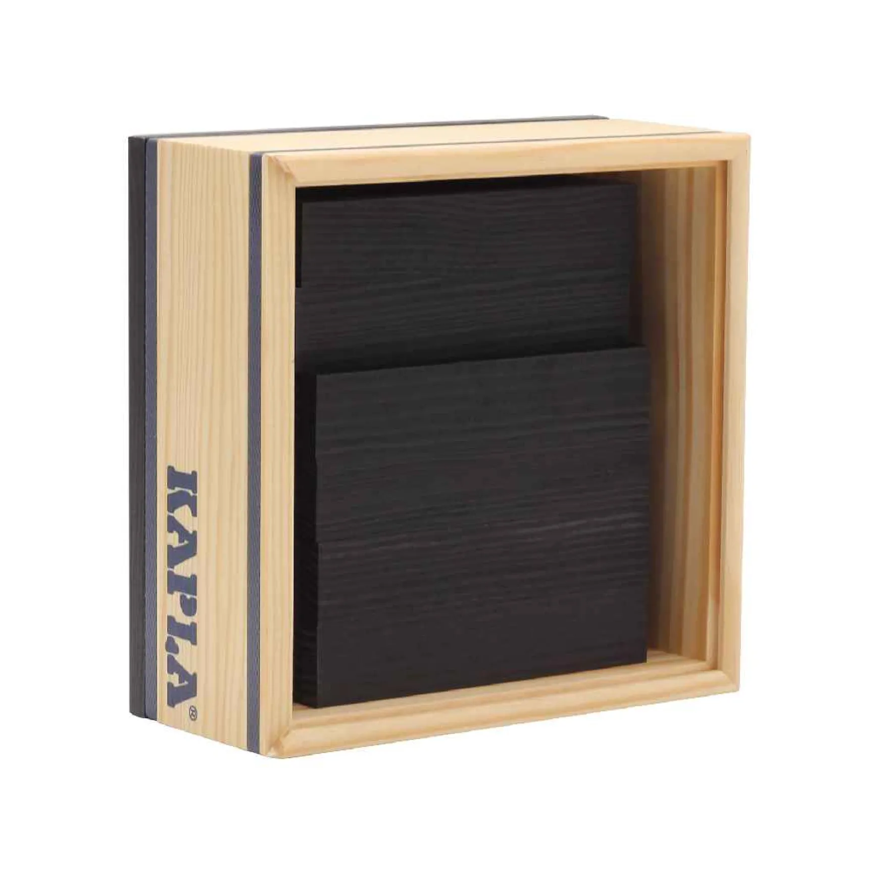 Holzplättchen 40er Kasten schwarz