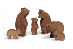 Holztier Bär klein sitzend