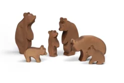 Holztier Bär klein stehend