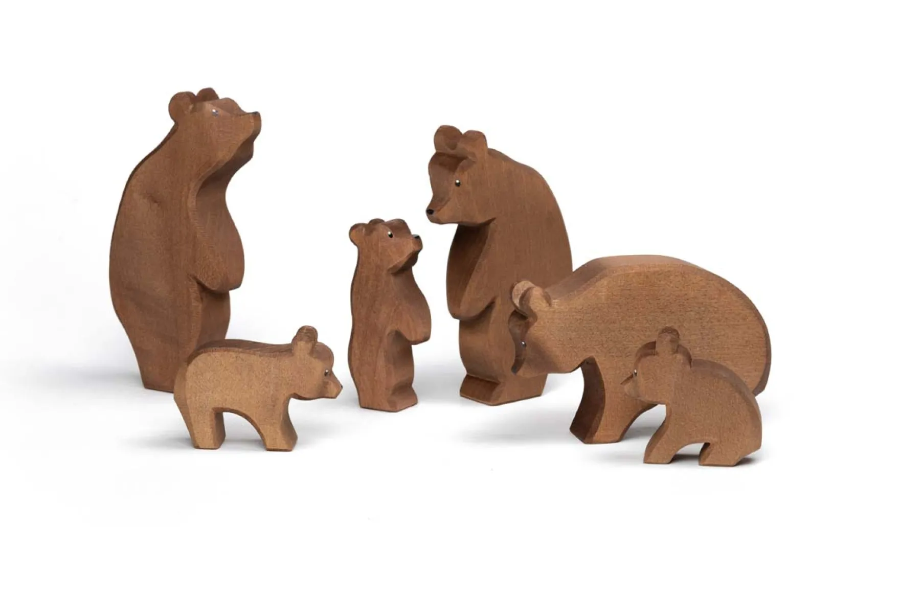 Holztier Bär klein stehend