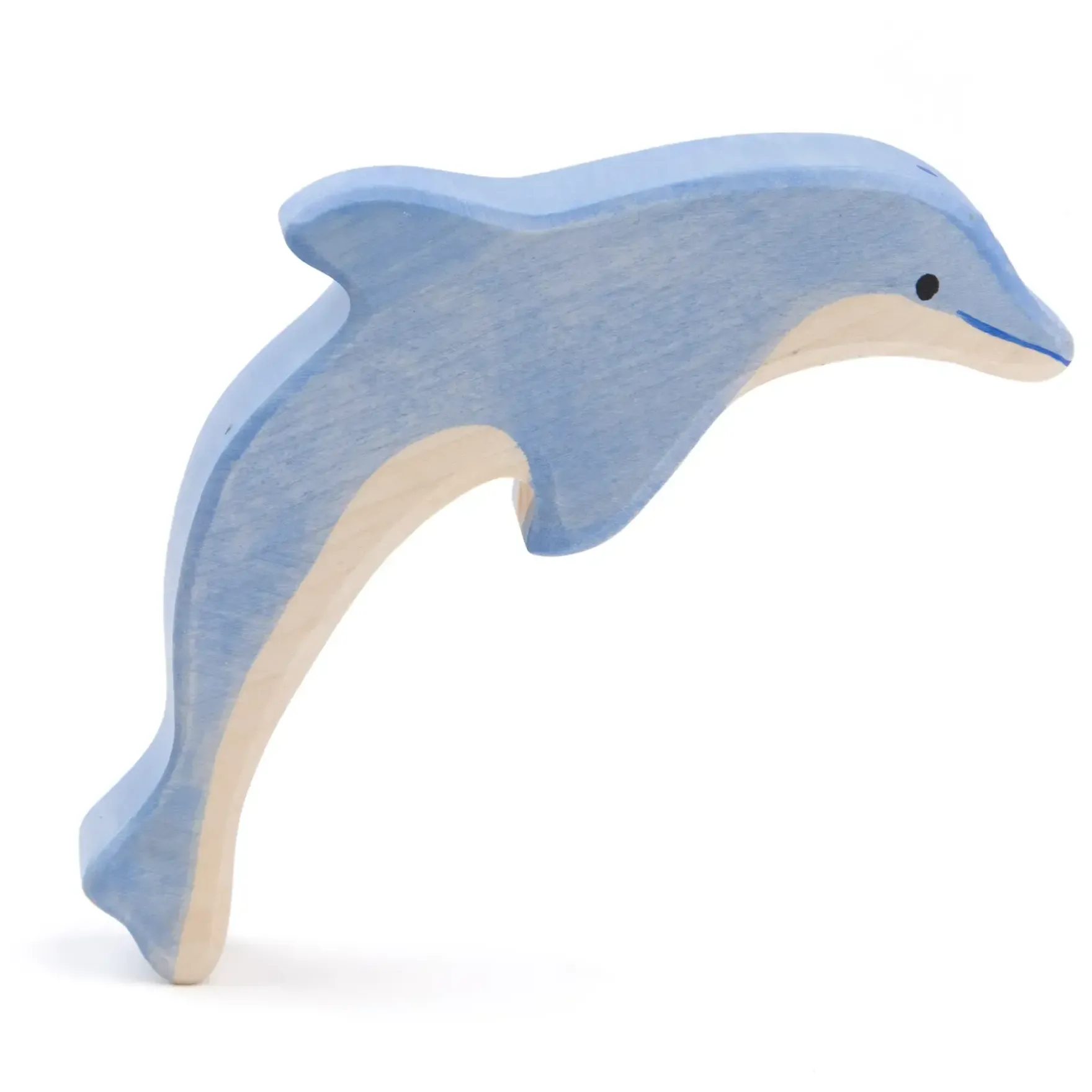 Holztier Delfin springend