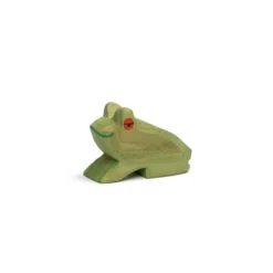 Holztier Frosch sitzend