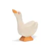 Holztier Gans Kopf hoch