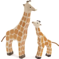 Holztier Giraffenkind