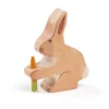 Holztier Hase mit Karotte