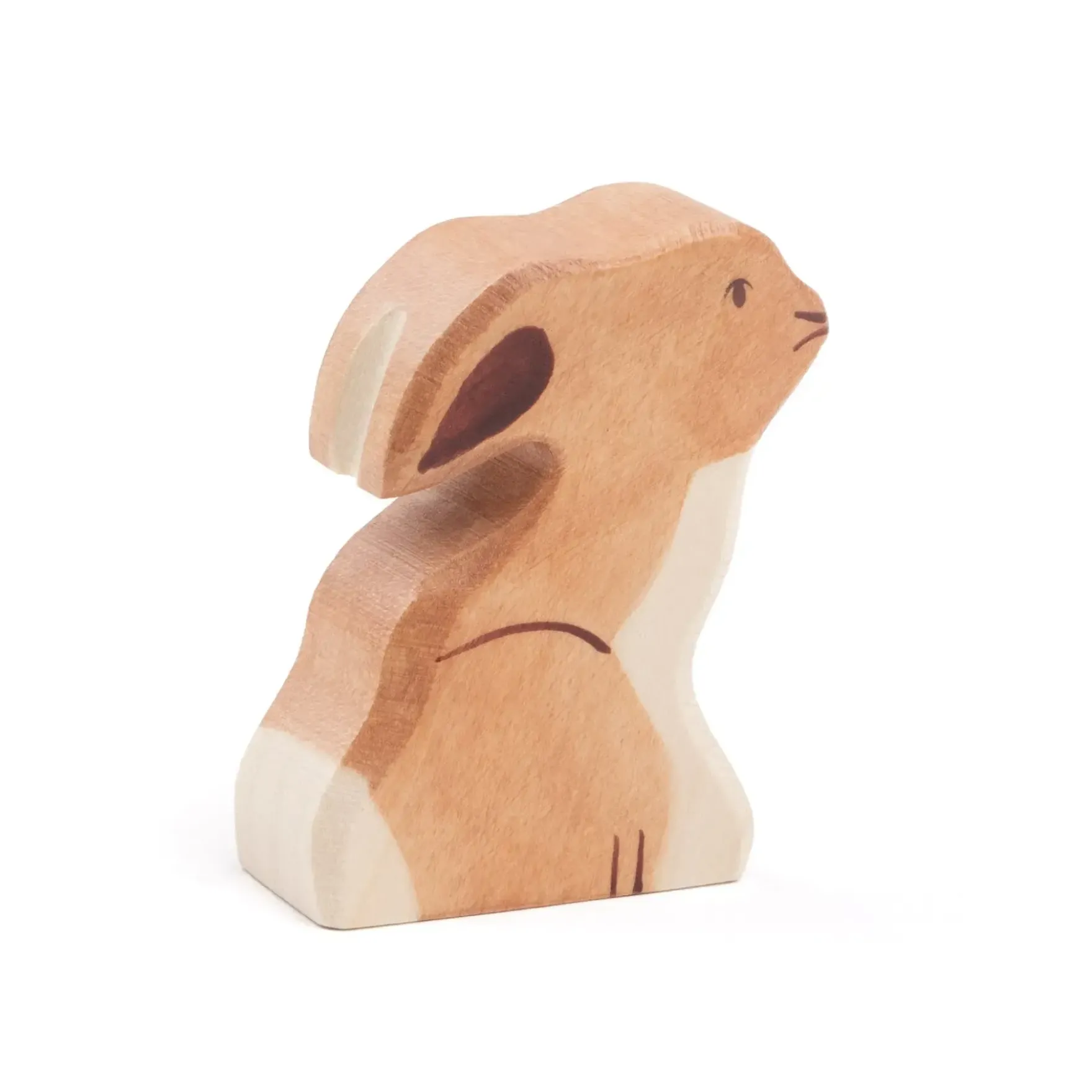 Holztier Hase sitzend