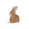 Holztier Hase sitzend